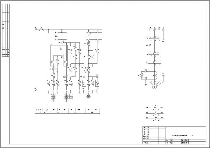 某水泵三水位控制装置电路图CAD设计大样_图1