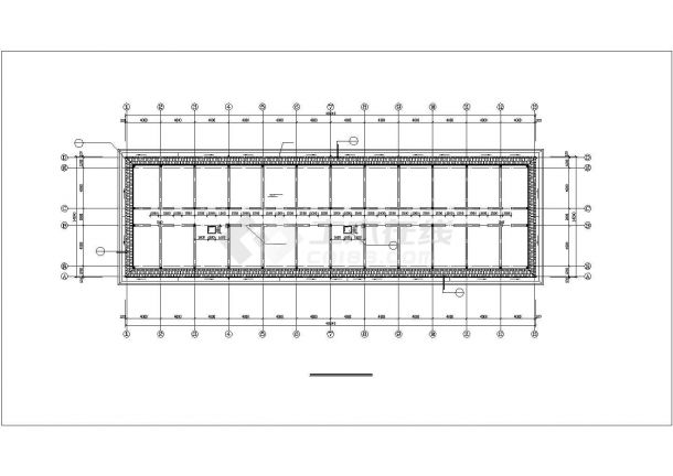 某工厂2400平米五层砖混结构职工宿舍楼建筑设计CAD图纸（含阁楼）-图一