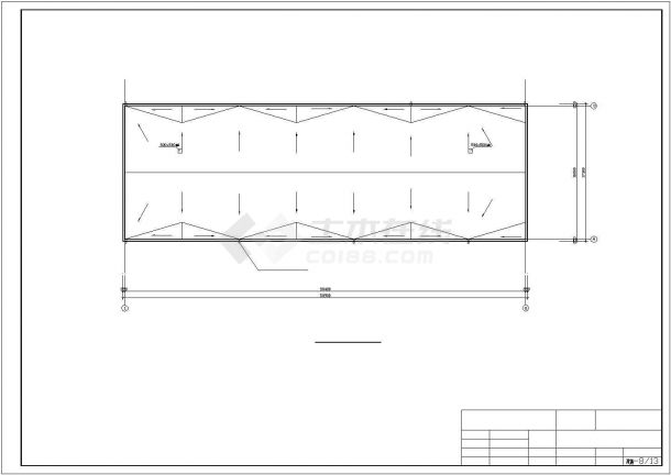 5280平方米六层框架结构教学楼建筑图纸（全套毕业设计资料）-图一