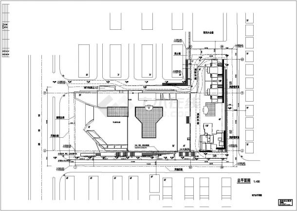 商业大厦电气施工图6CAD图纸-图一