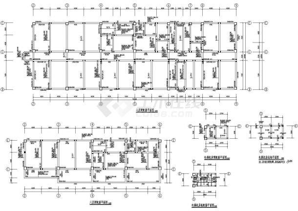山东某房地产公司框架结构综合楼结构设计施工图-图一