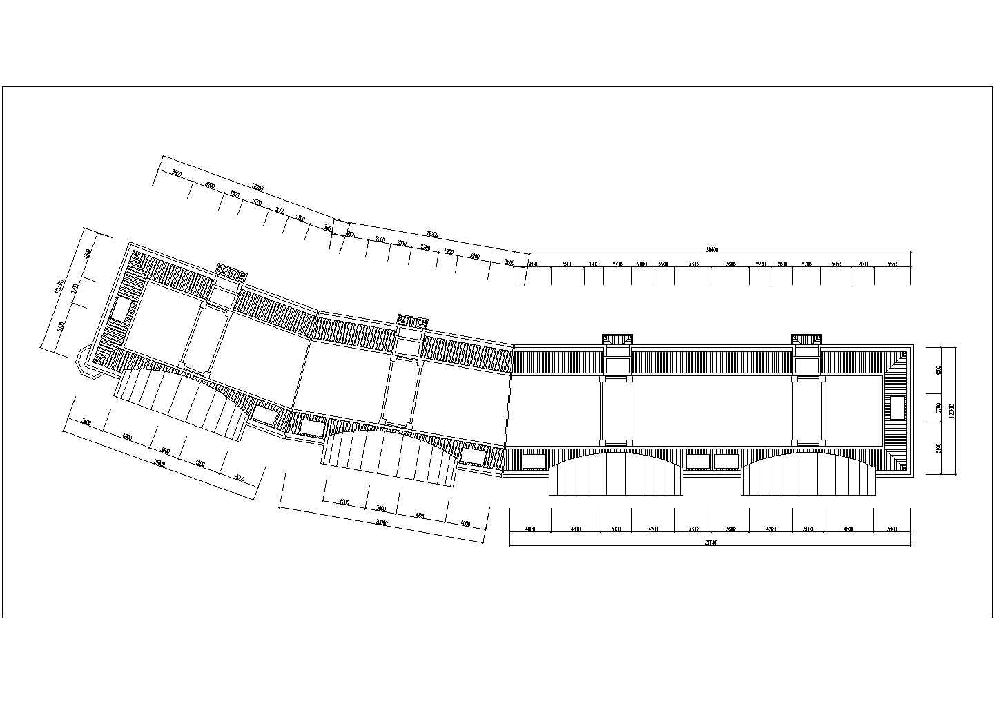 6070平米6层框混结构住宅楼平立剖面设计CAD图纸（含半地下室）