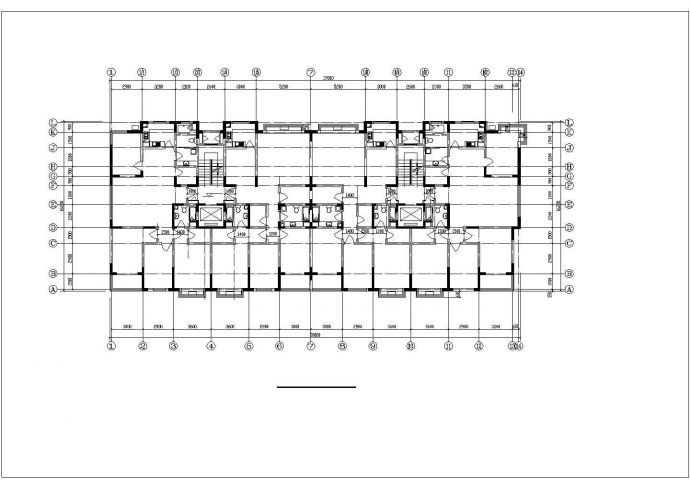 某地区10层框架结构住宅楼平立剖面设计CAD图纸（含阁楼层）_图1