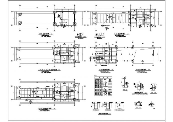 多层钢结构楼梯设计施工图_图1