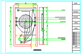  Decoration Drawing - Dining Room Power Distribution Design Drawing [Top View] - Figure 2