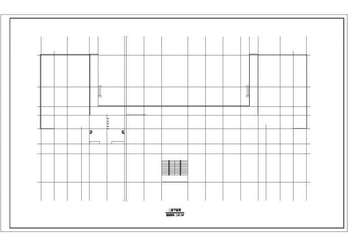 某地三层框架结构综合教学楼建筑施工cad图，共二十八张_图1