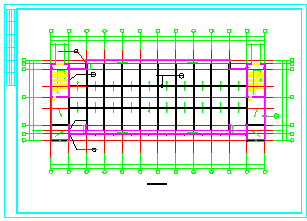 长50.4米 宽21米 -1+4层4420平米厂区内食堂建施cad图纸-图一