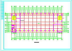 长50.4米 宽21米 -1+4层4420平米厂区内食堂建施cad图纸-图二