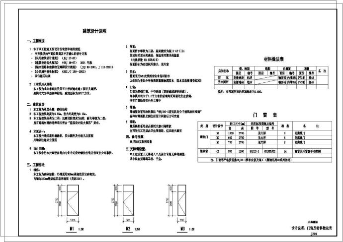 某地学校公共厕所建筑设计施工图_图1