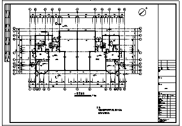 某地区5层框架结构住宅楼建筑结构施工参考cad图-图二