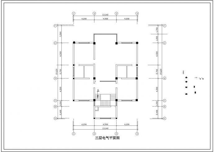 小别墅电气施工设计图纸（含土建图）_图1