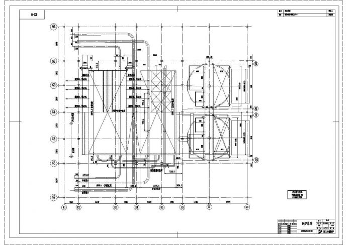 某锅炉CAD完整详细设计总图_图1