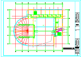 [南京]某物流中心海关大厅空调设计cad平面施工图-图二