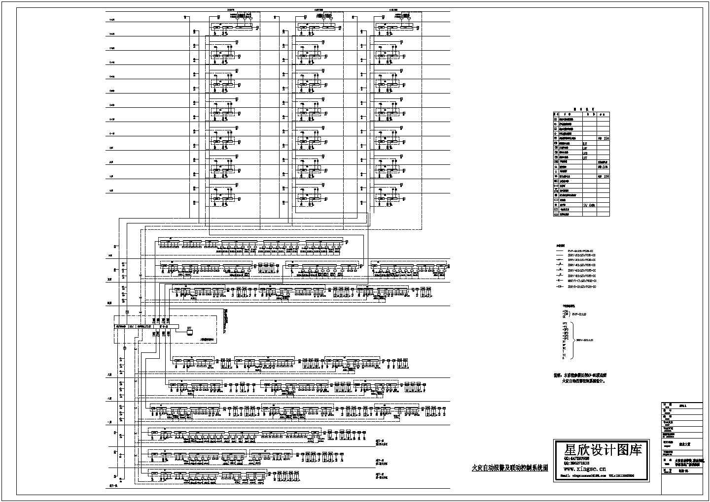 商业大厦电气施工图CAD图纸10