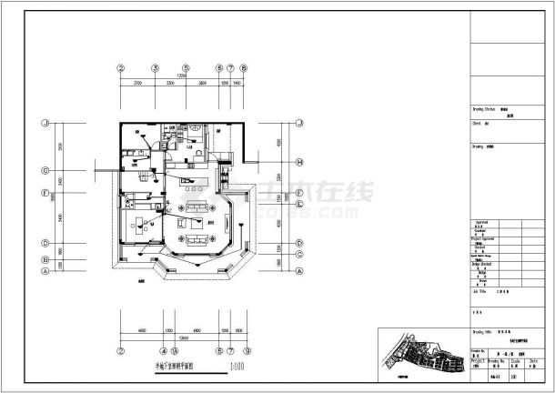 一套非常详细的半地下室+3层别墅电气施工设计图-图一