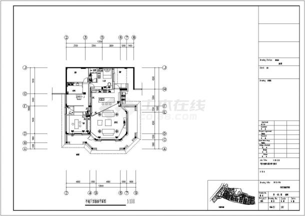 一套非常详细的半地下室+3层别墅电气施工设计图-图二