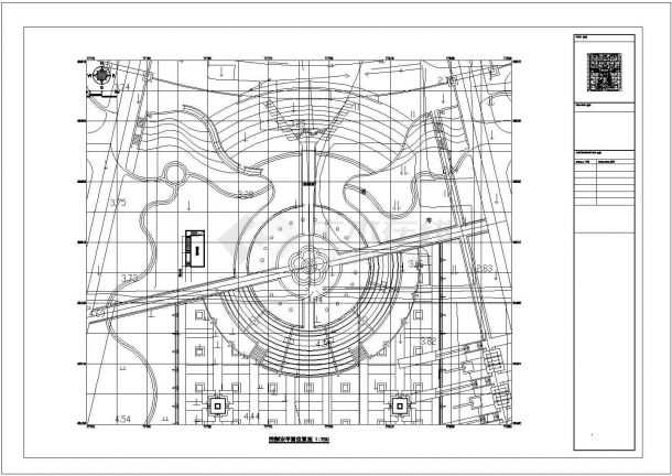 某控制室CAD详细平面布置图-图一