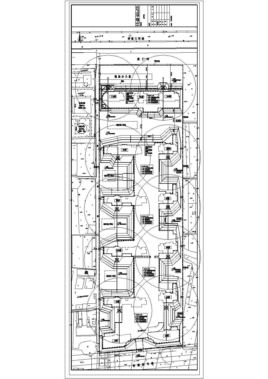 [浙江]深基坑复合土钉墙及排桩内支撑支护CAD大样施工图