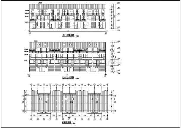 某多层住宅CAD建筑设计施工完整图纸-图二