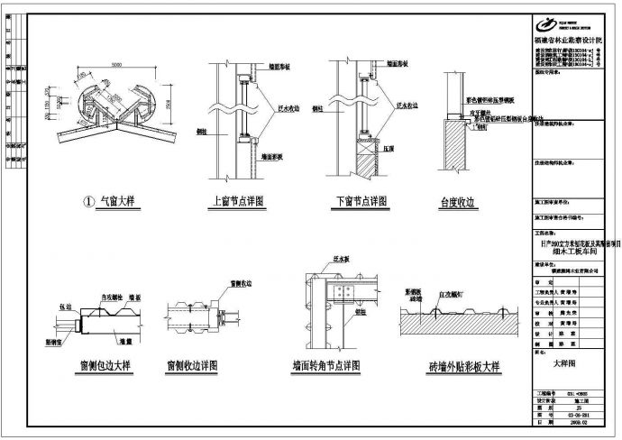 福建某公司细木工板车间钢结构CAD设计图纸详细_图1