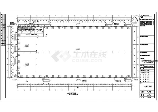 福建某公司细木工板车间钢结构CAD设计图纸详细-图二