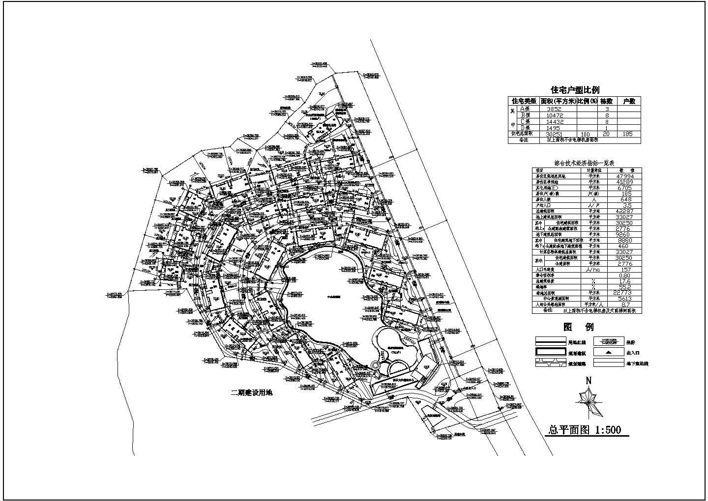 某山地住宅CAD建筑施工设计详细图