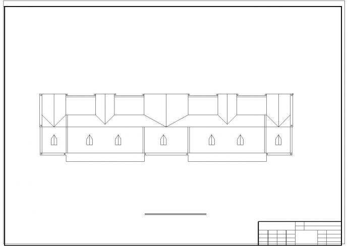 某小区住宅楼CAD建筑设计详细施工图_图1