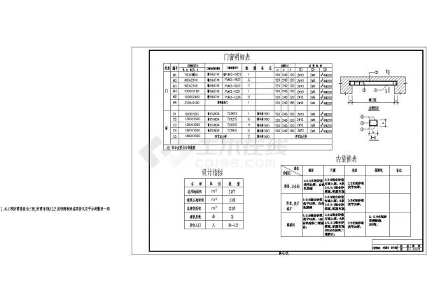 安庆某农民小康楼CAD建筑设施工图纸-图一