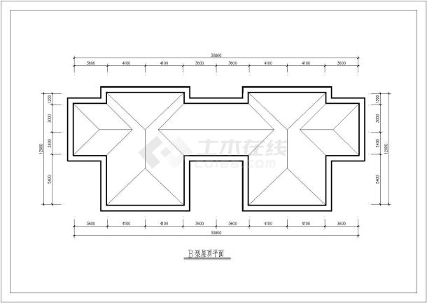 某小住宅方案CAD大样建筑设计图纸-图一