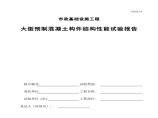 某基础设施工程大型预应力混凝土构件结构性能试验报告图片1