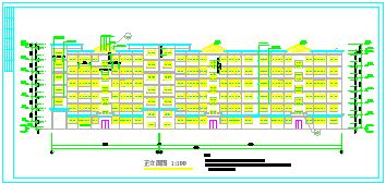 [住宅]一套节能住宅楼cad平立剖建筑设计图纸-图二