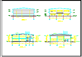某地21米厂房建筑结构设计cad施工图_图1