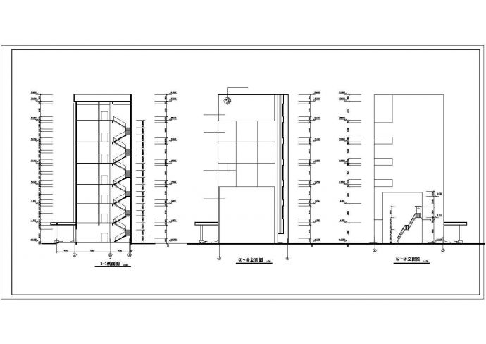 西安市某大型粮食加工厂6层框架结构面粉车间全套建筑设计CAD图纸_图1