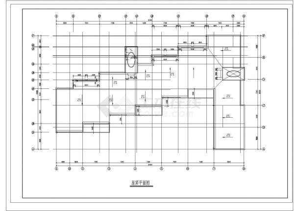 某区域四建幼儿园建筑CAD基础套图-图二