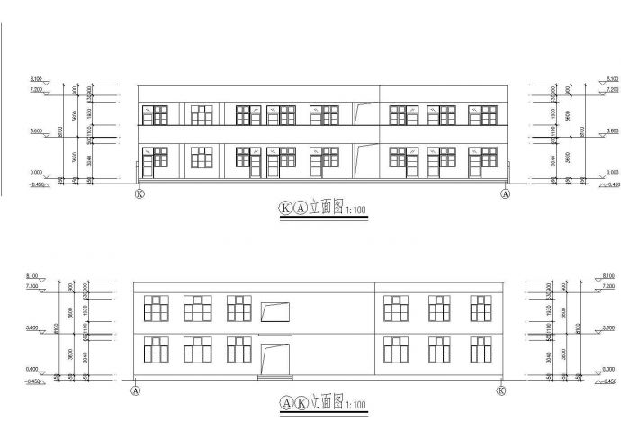 某学校一楼实验室平面建筑图_图1