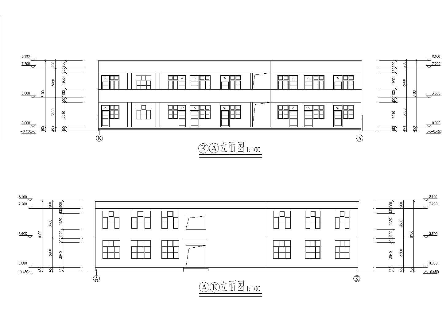 某学校一楼实验室平面建筑图