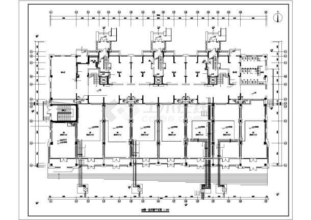 吉林商住楼水暖消防施工图_水暖设计-图二