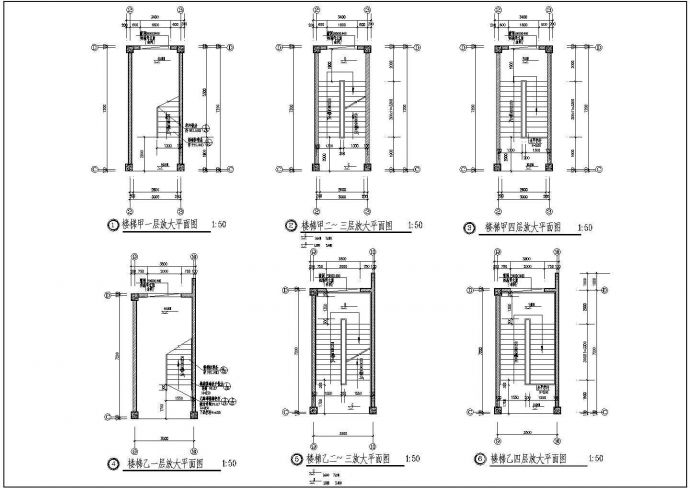 某区域小学教学楼建筑CAD基础套图_图1