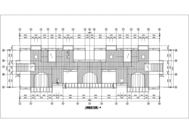 某地区7层砖混结构住宅楼平立剖面设计CAD图纸（含车库和阁楼）-图一