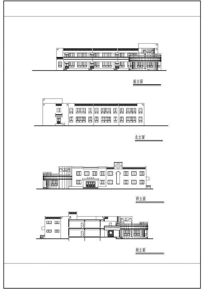 某地大型幼儿园建筑布置参考规划设计图_图1