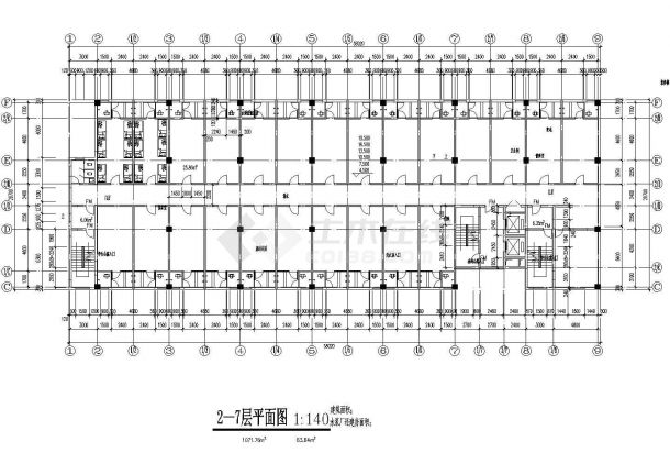 某校高层学生宿舍楼建筑设计图纸-图一