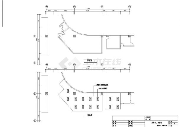 某办公楼室内安装工程CAD电气设计详细电路图-图二