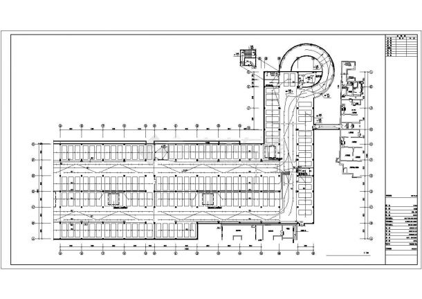 某车库照明CAD大样设计平面图-图二