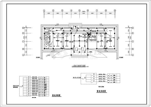某疾病控制中心CAD电气设计施工图纸-图一
