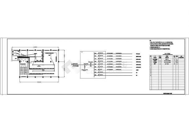 某信息中心机房改造电气CAD设计施工图-图二