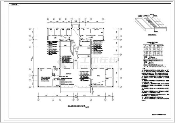 某湖心岛建筑物电力CAD设计系统图-图二