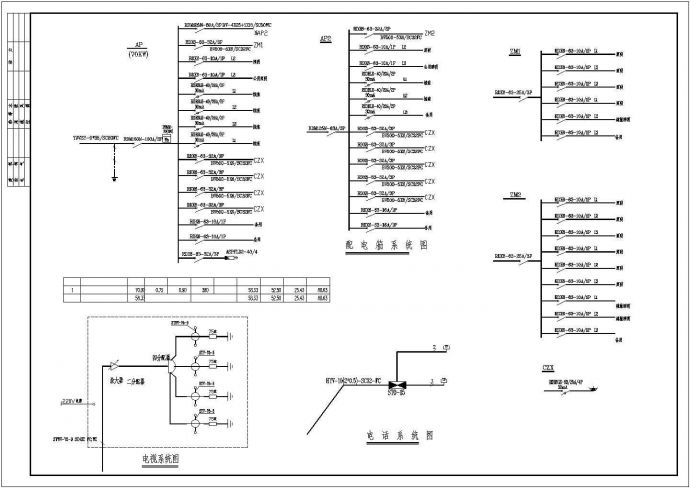 某会议中心电气设计CAD详细构造图_图1