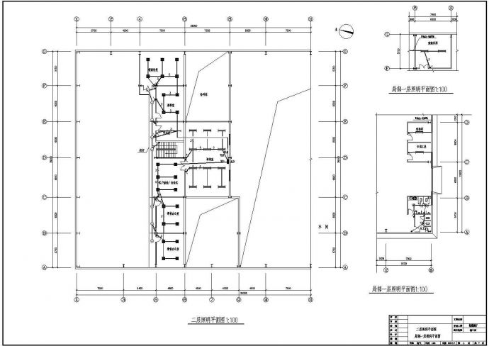某汽车展厅CAD详细大样构造图纸_图1