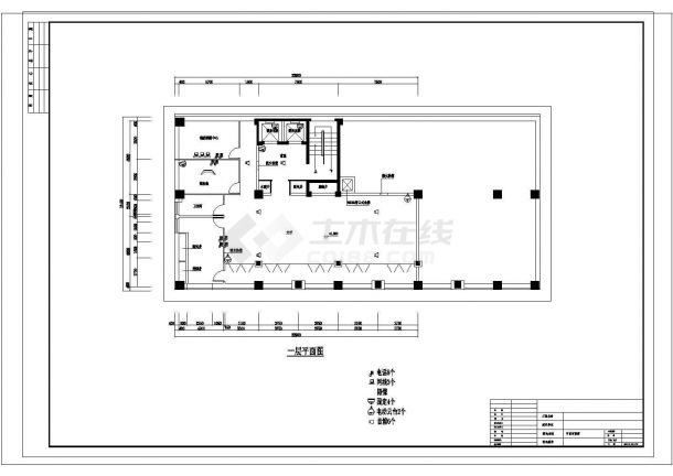 某办公楼弱电CAD设计详细系统工程-图二