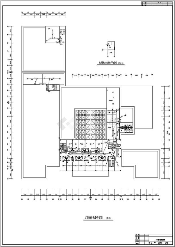 某机场酒店消防自动报警CAD大样设计图纸-图一